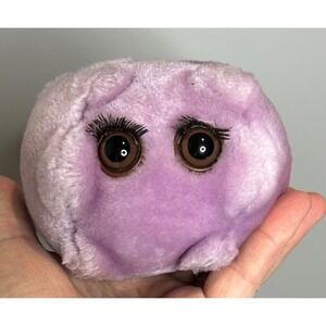 Giantmicrobes Kissing Disease Mononucleosis‎ Purple Plush Toy Eyelashes EBV